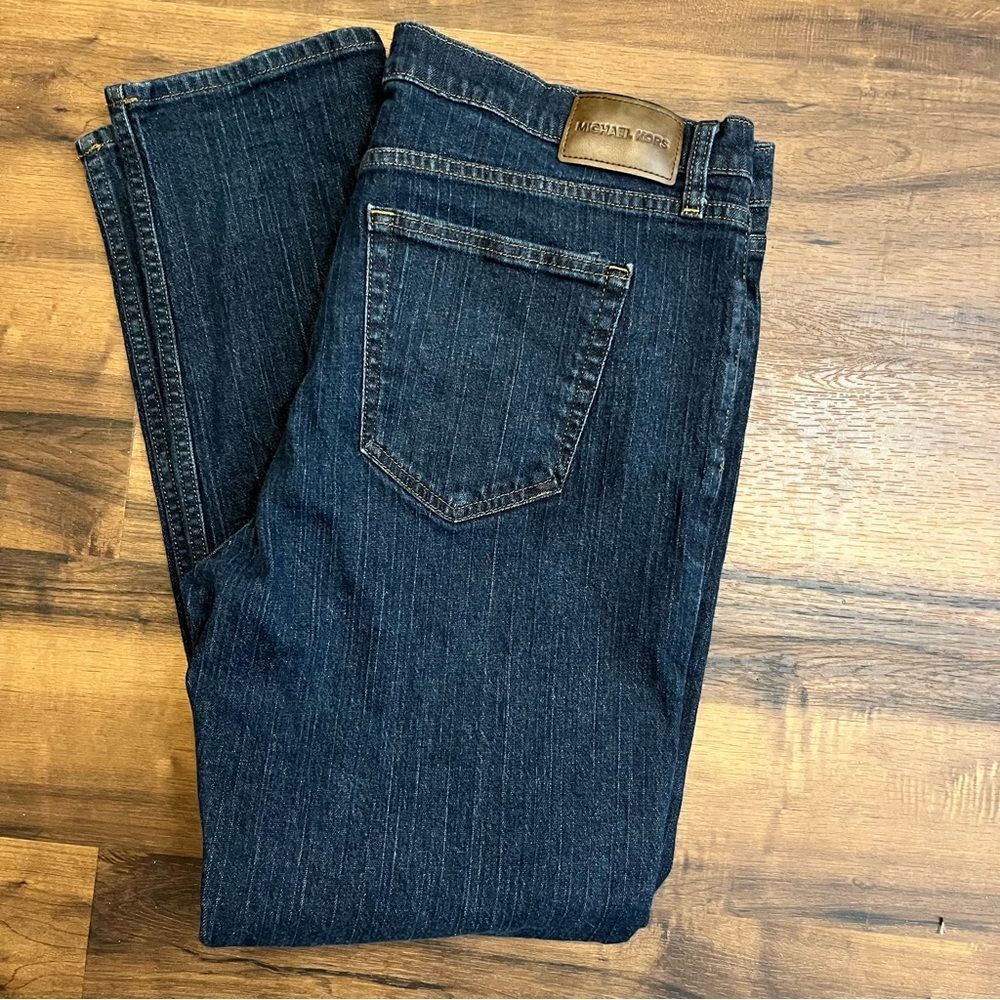 Michael Kors Grant Classic Fit Dark Wash Jeans Size W38 L31